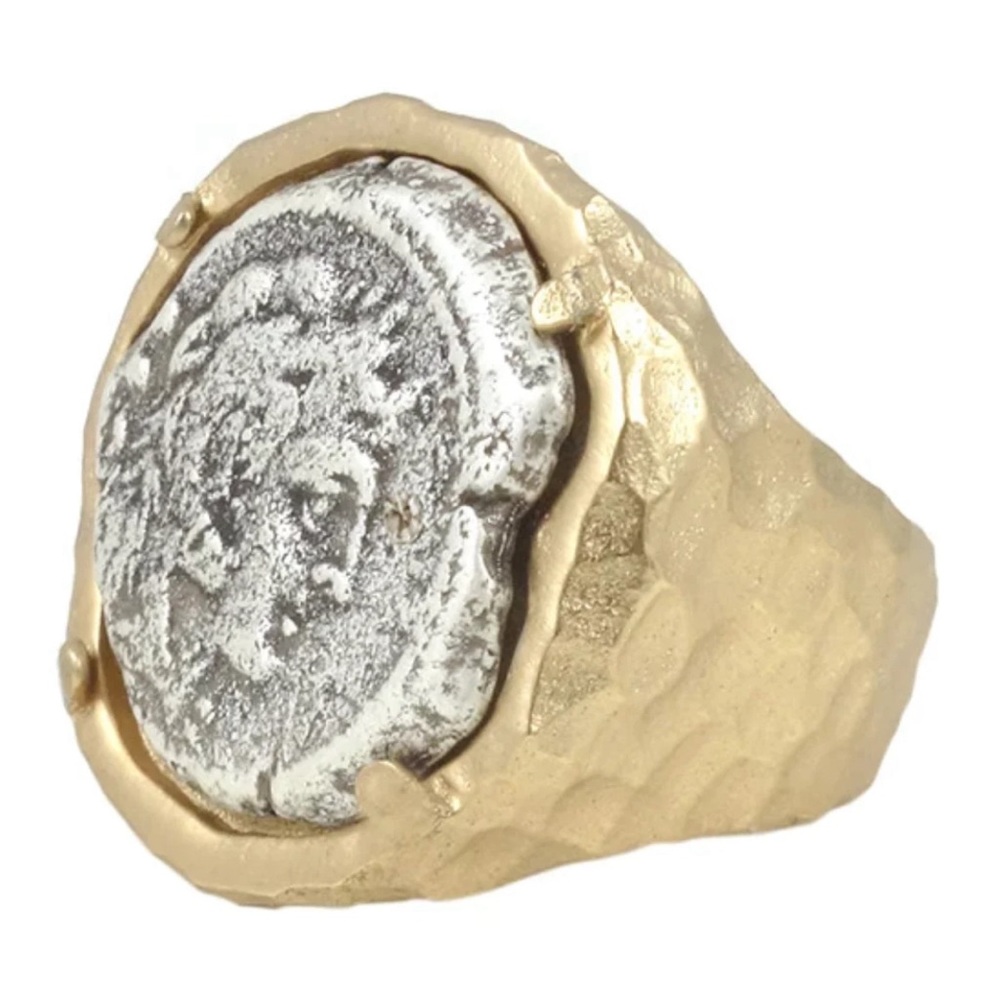 24K gold-plated, Sterling silver plated ancient Roman, By designer Tat2,
